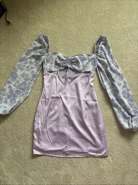 Princess Polly Purple Floral Dress